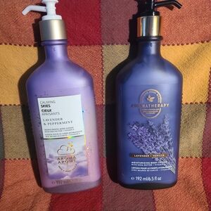 Bath & Body Works Lavender & Peppermint Lotion Calming Skies & Lavender Vanilla